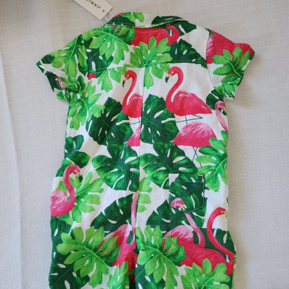 Janie Jack Hawaiian One Piece NWT 3-6 Months Romper - Picture 3 of 3
